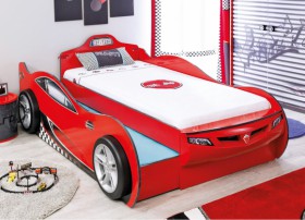 CARBED Кровать-машина Coupe с выдвижной кроватью Red 20.03.1306.00 в Самаре - samara.katalogmebeli.com | фото