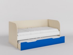 Диван-кровать Скай (Синий/Белый/корпус Клен) в Самаре - samara.katalogmebeli.com | фото