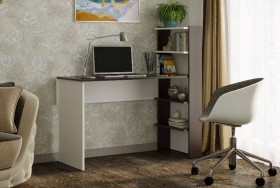 Компьютерный стол №3 (Венге/Белый) в Самаре - samara.katalogmebeli.com | фото