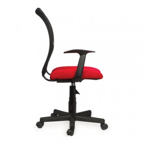Кресло BRABIX Spring MG-307 (красно-черный) в Самаре - samara.katalogmebeli.com | фото 3