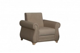 Кресло для отдыха "Порто" (велюр киви латте / микровельвет крем) в Самаре - samara.katalogmebeli.com | фото 1