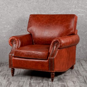 Кресло кожаное Лофт Аристократ (кожа буйвола) в Самаре - samara.katalogmebeli.com | фото