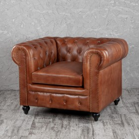 Кресло кожаное Лофт Честер (кожа) в Самаре - samara.katalogmebeli.com | фото