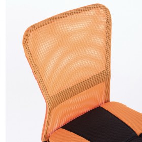 Кресло компактное BRABIX Smart MG-313 (черный, оранжевый) в Самаре - samara.katalogmebeli.com | фото 4