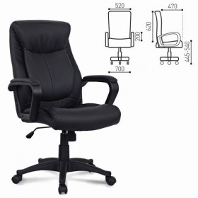 Кресло офисное BRABIX Enter EX-511 (черный) в Самаре - samara.katalogmebeli.com | фото