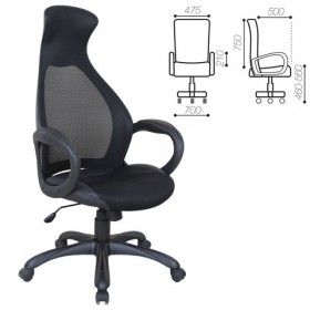 Кресло офисное BRABIX Genesis EX-517 (черное) в Самаре - samara.katalogmebeli.com | фото