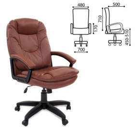 Кресло офисное BRABIX Trend EX-568 (коричневый) в Самаре - samara.katalogmebeli.com | фото