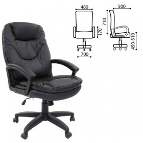 Кресло офисное BRABIX Trend EX-568 (черный) в Самаре - samara.katalogmebeli.com | фото