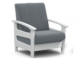 Кресло для отдыха Омега (снег лак/CATANIA SILVER) в Самаре - samara.katalogmebeli.com | фото
