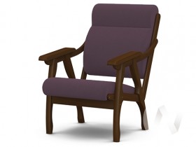 Кресло Вега-10 (орех лак/ULTRA PLUM) в Самаре - samara.katalogmebeli.com | фото