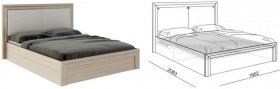 Кровать 1,6 Глэдис (М32) с подъемным механизмом Распродажа в Самаре - samara.katalogmebeli.com | фото 2