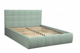 Кровать "Диана" ш. 1400 (Н=1010мм) (жаккард шоколад) в Самаре - samara.katalogmebeli.com | фото