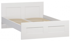 Кровать двухспальная Сириус 1600мм белый в Самаре - samara.katalogmebeli.com | фото