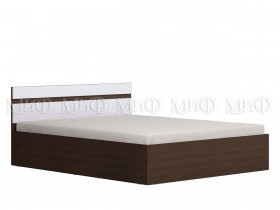 Кровать Нэнси 1,6м (Венге/Белый глянец) в Самаре - samara.katalogmebeli.com | фото