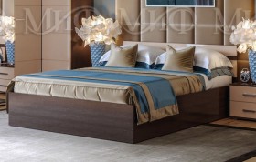 Кровать Нэнси 1,6м (Венге/капучино глянец) в Самаре - samara.katalogmebeli.com | фото