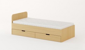 Кровать с ящиками 900 (Беленый дуб) в Самаре - samara.katalogmebeli.com | фото