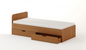 Кровать с ящиками 900 (Бук темный) в Самаре - samara.katalogmebeli.com | фото
