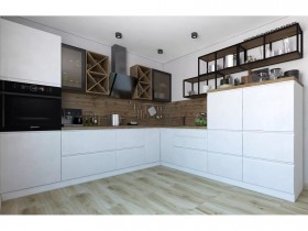 Модульная кухня Бронкс 1,8 м (Кварц) в Самаре - samara.katalogmebeli.com | фото 5