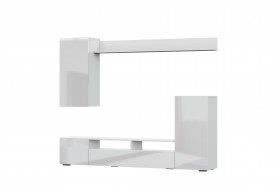 Мебель для гостиной МГС 4 (Белый/Белый глянец) в Самаре - samara.katalogmebeli.com | фото 7