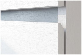 Модульная система "Токио" Пенал Белый текстурный / Белый текстурный в Самаре - samara.katalogmebeli.com | фото 3