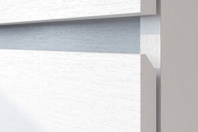 Модульная система "Токио" Тумба прикроватная Белый текстурный / Белый текстурный в Самаре - samara.katalogmebeli.com | фото 4