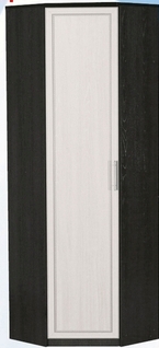Шкаф для одежды угловой ДЛЯ ГОСТИНОЙ ШОУ-695 Венге/Дуб выбеленный в Самаре - samara.katalogmebeli.com | фото