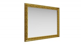 Зеркало навесное "Айрум"/(дуб кальяри / профиль: золото с орнаментом) в Самаре - samara.katalogmebeli.com | фото